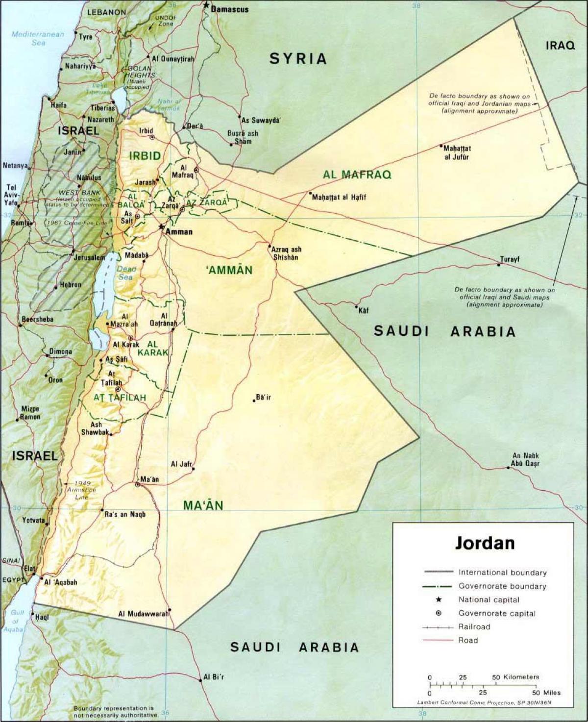 carte de sweimeh Jordan 